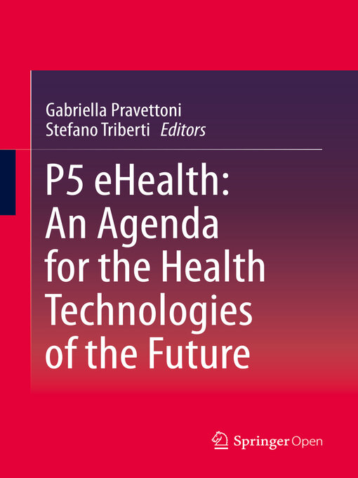 Title details for P5 eHealth by Gabriella Pravettoni - Available